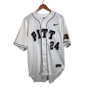University of Pittsburgh Pitt Panthers Game Worn Nike Baseball Jersey #24 NCAA